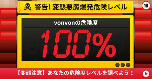 【変態注意】あなたの危険度レベルを調べよう！