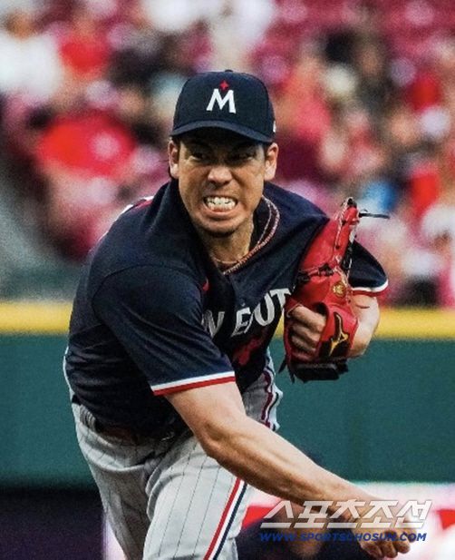 미네소타 시절 마에다의 역투 모습. 사진출처=마에다 겐타 SNS