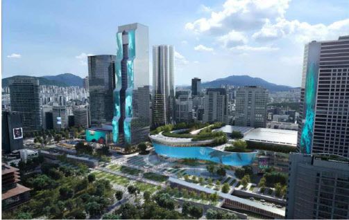 코엑스 일대 개발계획 조감도(안) (자료=서울시)