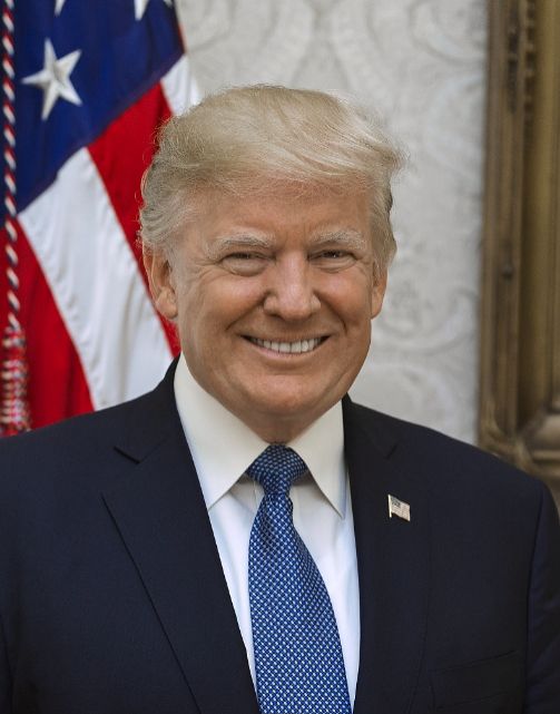 도널드 트럼프 미국 대통령의 집권 1기 시절 공식 사진. 2025.06.02.