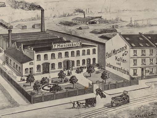 1912년 파울 모르스첵의 작업장<리모와>