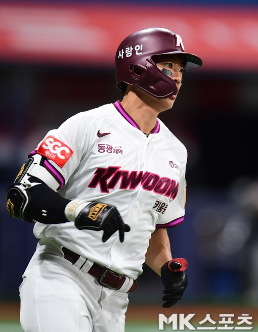 키움 송성문은 9일 고척 한화전에서 홈런포를 가동했다. 사진(고척 서울)=김재현 기자