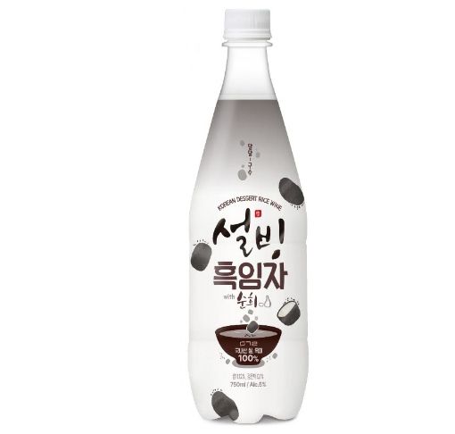 보해양조가 지난 3월 출시한 이색 콜라보 제품 '설빙 흑임자순희'. 보해 제공