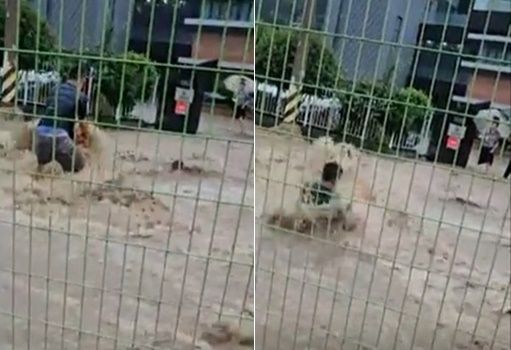 폭우가 덮친 광주에서 시민 최승일(54)씨가 물살 속에서 70대 노인을 구조한 사연이 전해졌다. 연합뉴스 영상 캡처