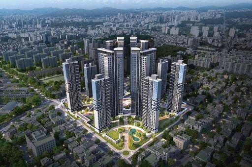 서울 송파구 가락극동아파트 재건축사업 조감도./사진제공=롯데건설