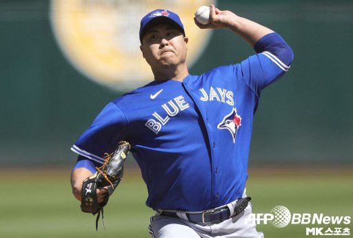 류현진은 이번 시즌들어 가장 좋은 커터를 보여줬다. 사진(美 오클랜드)=ⓒAFPBBNews = News1