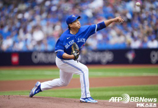 류현진은 2회 삼자범퇴 기록했다. 사진=ⓒAFPBBNews = News1