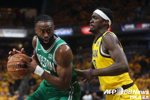보스턴이 컨퍼런스 결승에서 3연승을 달렸다. 사진(美 인디애나폴리스)=ⓒAFPBBNews = News1