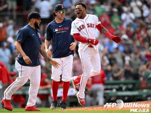 이날 경기는 보스턴의 승리로 끝났다. 사진(美 보스턴)=ⓒAFPBBNews = News1