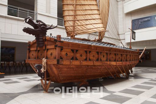 전쟁기념관에 전시 중인 거북선. (사진=특허청 제공)