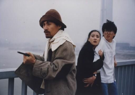 영화 '고래사냥2'에서 안성기, 손창민과 함께 출연한 강수연. 황기성사단 제공