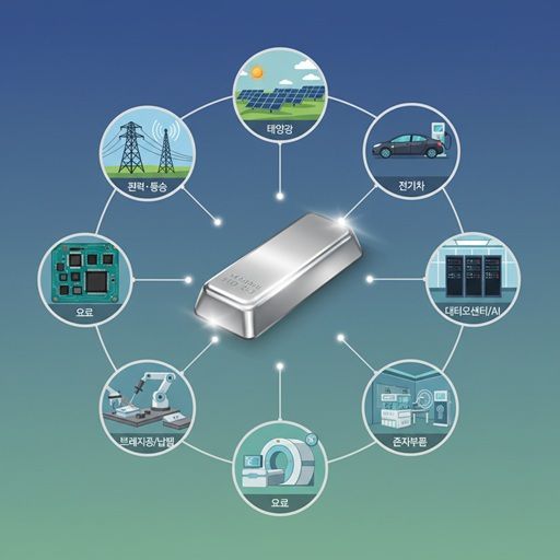 다양한 산업용 소재로 쓰이는 은 [자료=뉴스핌]