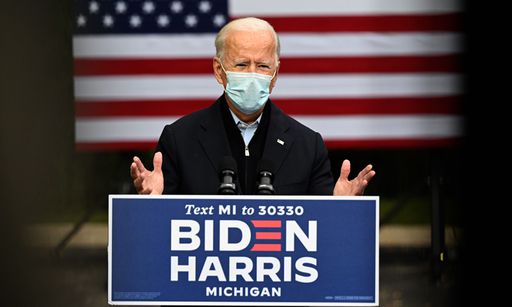 조 바이든 미국 민주당 대선후보. 그랜드래피즈=AFP연합뉴스