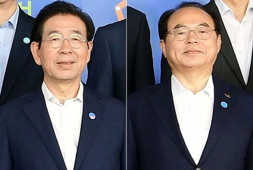 박원순 전 서울시장(왼쪽)과 오거돈 전 부산시장. 세계일보 자료사진
