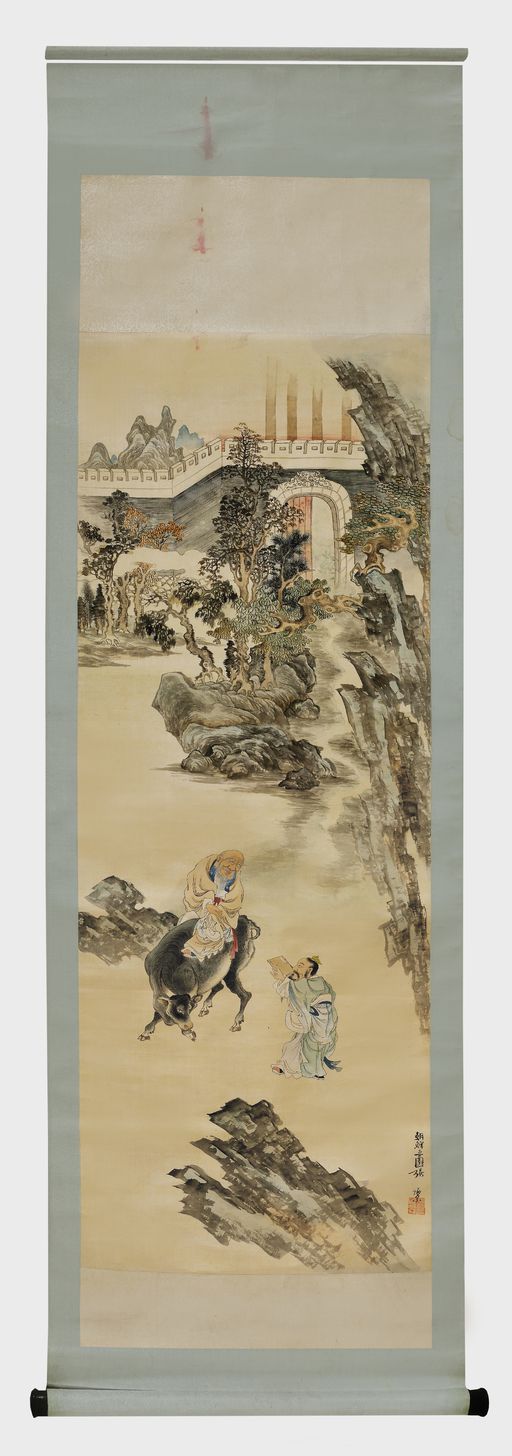 장승업이 그린 ‘고사인물도’ 가운데 ‘노자출관도’(老子出關圖). 국외소재문화재재단 제공