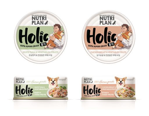 뉴트리플랜 반려견용 프리미엄 습식캔 '홀릭'