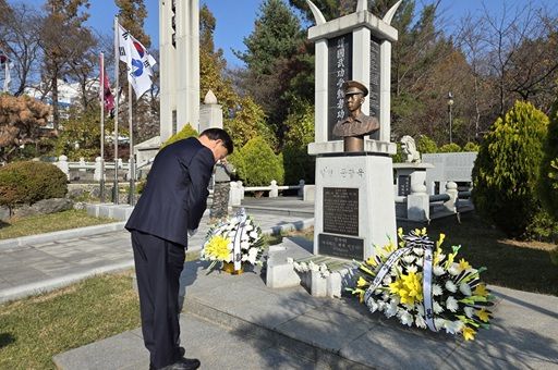 ▲연평도 포격전 15주년 故 문광욱 일병 추모ⓒ군산시