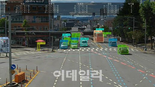 국토부 과제로 진행한 ‘차량 감지 영상’ 시스템(사진=노타)