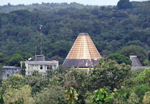 상기란 박물관 전망대에서 바라본 열대우림 풍경