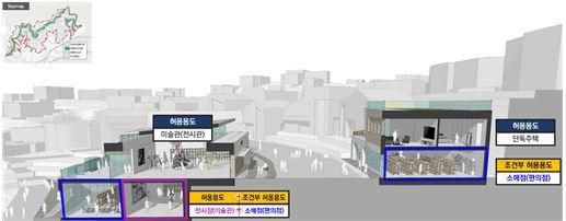 평창동 일단의 주택지 조성사업지 계획 예시도. [사진=서울시]
