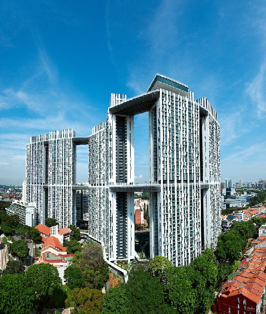 싱가포르의 공공주택 피나클 앳 덕스톤(Pinnacle@Duxton). [싱가포르 arc studio 제공]