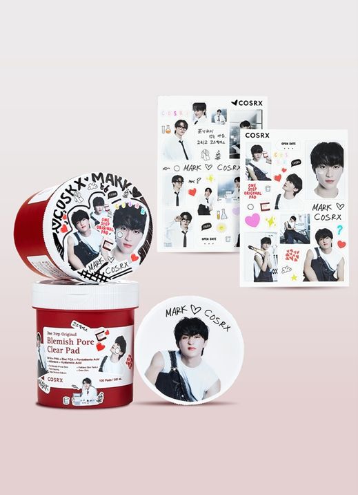[이미지=코스알엑스] NCT 마크 스티커 프로모션 예시