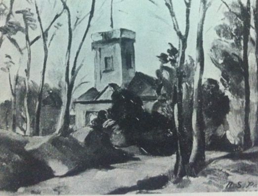 서울 가명보통학교 교사 시절의 백남순이 조선미술전람회에 출품한 '풍경'(1927). 사진 조선미술전람회 도록