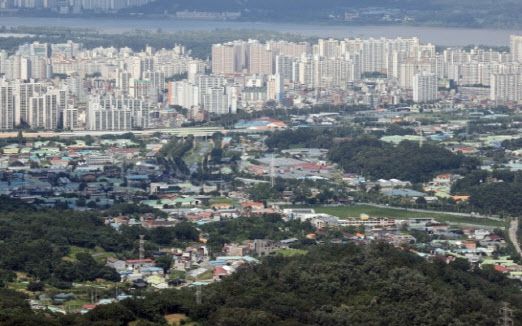 지난 22일부터 토지보상에 들어 간 하남 교산지구 3기 신도시 예정지 전경.(사진=연합뉴스)