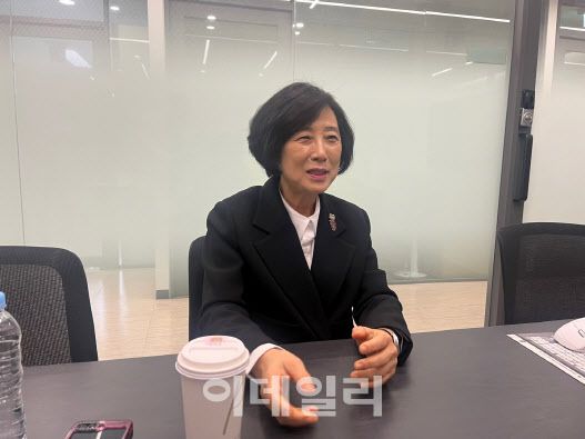 김은희 카이노스메드 부사장이 지난 7일 이데일리와 만나 인터뷰 하고 있다.(제공= 카이노스메드)