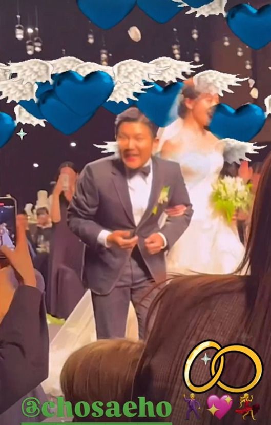 조세호 결혼식. 사진ㅣ지드래곤 인스타그램 스토리