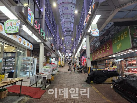 상대원시장 현재 모습. (성가현 이데일리 수습기자)