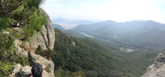 우금바위에서 본 변산.   문화재청 제공