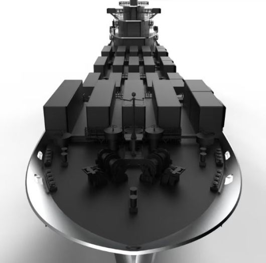 개발 중인 ‘배터리 탱커’ 내부 구조. 컨테이너처럼 생긴 직육면체 안에 대형 배터리 96개와 전기 저장을 위한 부대시설이 들어간다. 파워엑스 제공