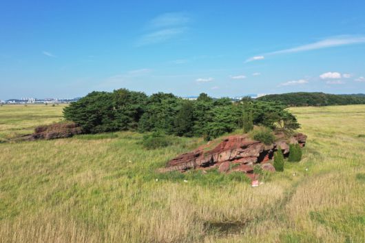 국가지질공원으로 인증된 화성 고정리 공룡알 화석산지. 경기도 제공