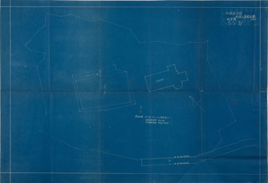 박길룡건축사무소-북단장 양관 신축공사 설계도(배치도). 간송미술관 제공