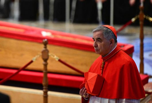 비위 혐의로 1심 재판에서 유죄판결을 받은 조반니 안젤로 베추 추기경. AFP연합뉴스