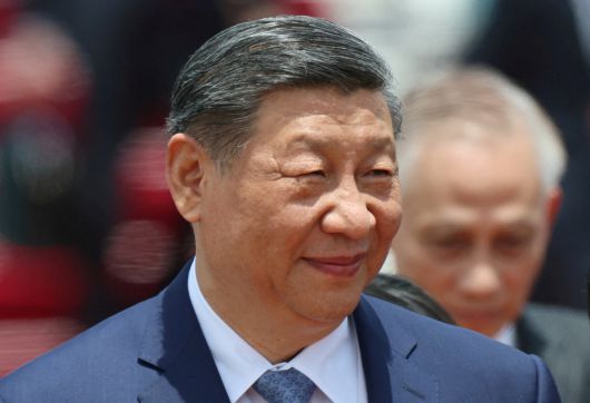 시진핑 중국 국가주석. 지난 14일 하노이 도착했을 때의 사진. 로이터연합뉴스