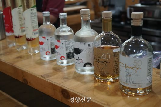 ‘추사’의 대표 제품들. 노정연 기자