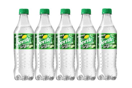 러시아에서 출시된 오이맛 스프라이트.