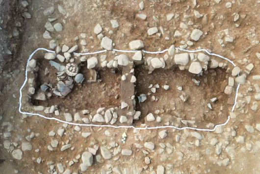 쪽샘지구 J230호 덧널무덤 조사 모습.   국가유산청 제공