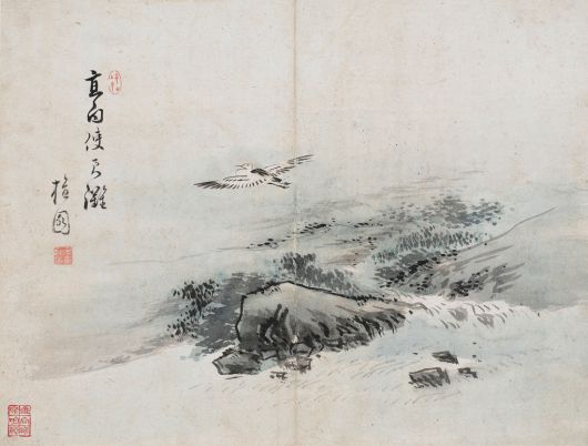 대구간송미술관에서 열리는 특별전 ‘화조미감’에 전시 중인 김홍도의 ‘향사군탄’. 대구간송미술관 제공