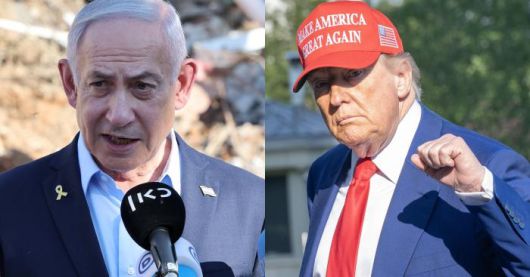 베냐민 네타냐후 이스라엘 총리와 도널드 트럼프 미국 대통령.  EPA연합뉴스