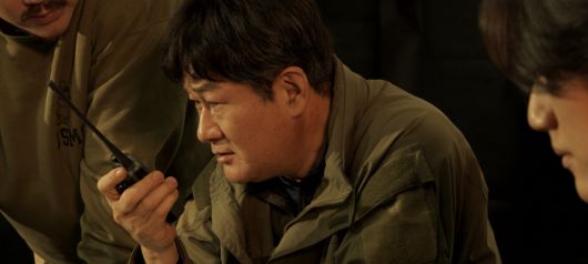 <바다호랑이>에서 공우영 민간잠수사를 모티브로 한 캐릭터 류창대 역을 맡은 배우 손성호. 영화로운형제 제공