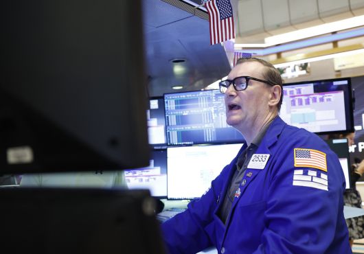 뉴욕증권거래소의 트레이더. URP연합뉴스