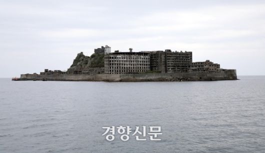일본 나가사키현 군함도. 경향신문 자료사진
