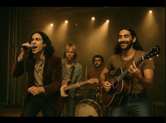 ‘벨벳 선다운’ 엑스 계정에 공개된 밴드 멤버들의 사진.