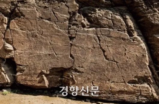 울산 대곡리 반구대 암각화. 국가유산청 제공.