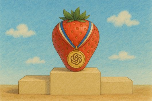 오픈AI 연구자 알렉산더 웨이가 엑스에 자사 모델의 성과를 알리는 글과 함께 올린 이미지. 엑스 캡처