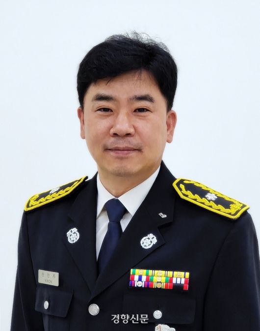 경기 포천소방서 소속 권찬주 소방위. 포천소방서 제공