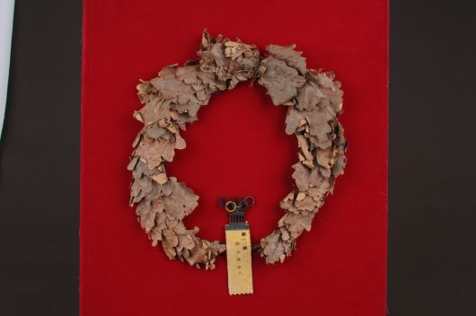 베를린 마라톤 우승자 월계관의 모습.   국립중앙박물관 제공